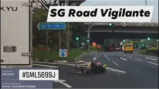 25nov2020  Mandai road #SML5699J bmw216 hit & run Hit a cyclist and fail to  provide assistance