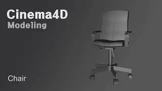 [Cinema4D] Modeling - Chair (Part 01)