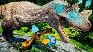 Adotei um Bebê Velociraptor! Nômade Ceratosaurus! TRAIDOR NO GRUPO | The Isle Survival | (PT/BR)