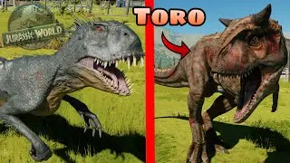 ¡NUEVA ZONA DE JURASSIC WORLD CAMPAMENTO CRETÁCICO! SCORPIUS REX Y CARNOTAURUS TORO | Jurassic WE3 