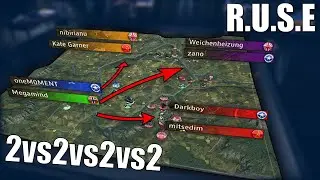 So sollte ein 2vs2vs2vs2 sein! | R.U.S.E