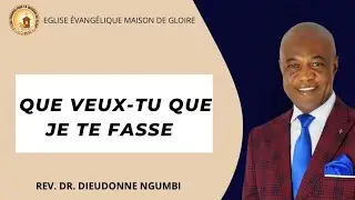 Que veux tu que je te fasse ?(Marc 10:51-53)
