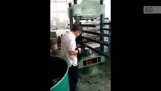 Пресс для вулканизации резиновой крошки ST-550*550/0.50