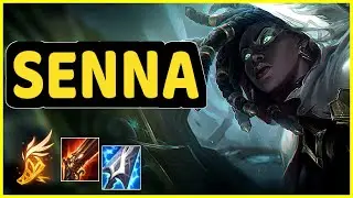 SENNA VS JHIN ADC GAMEPLAY GRANDMASTER I