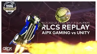 RLCS 2022-23 // Fall Qualifier // AIPX Gaming vs Unity
