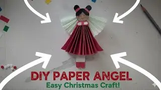 ​🎄 DIY Paper Angel | Easy Christmas Crafts for Kids & Adults! 👼