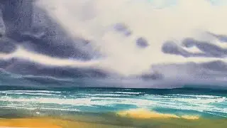 How to Paint a Beach Scene with Watercolour
