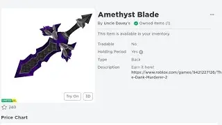 Sniping Amethyst Blade From The Dank Murderer 2 #3316