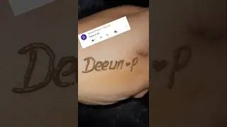 Deepa name writing MEHANDI CONE