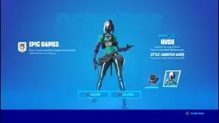 NEW HAUNTED HUSH Skin Edit Style Showcase in Fortnite