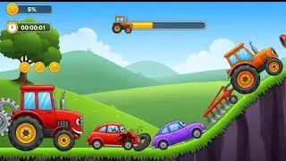 Kids Tractor Uphill Truck Race 2025 Walkthrough Game