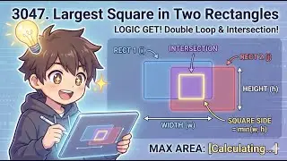 3047. Find the Largest Area of Square Inside Two Rectangles