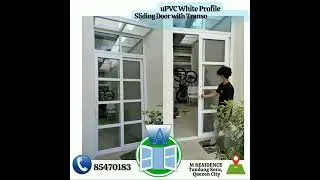 Sliding Door uPVC White Profile
