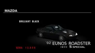 Gran Turismo 1 - Mazda MX-5 / Eunos Roadster S-Special 1992