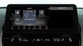2024 INFINITI QX80 - Control Panel and Touch Screen Overview