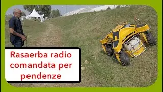 Rasaerba radiocomandata per pendenze e tagli difficili Spider