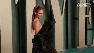 Kendall Jenner arrives to the Vanity Fair Oscar Party