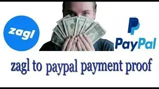 Make Money Online - Zagl to Paypal Payment Proof