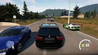 Forza Horizon 2 BMW X5 M весь черный геймплей HD 1080p 720p