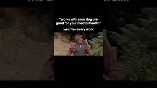 When every walk feels like war 😂🐶