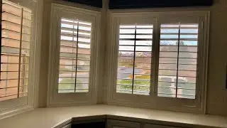 HOW I CLEAN POLY-WOOD WINDOW SHUTTERS ~ OFFICE ROOM