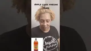 Apple cider vinegar as a toner on the face remove spots and blemishes