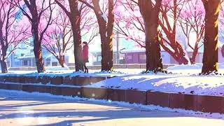 Soft Winter Streets — Cozy Lofi Beats for Calm Evenings ❄️🌸