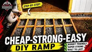 The Perfect Shed Ramp (Cheap, Strong, and Easy)