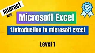 1.Introduction to Microsoft Excel