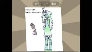 Earth world//#art #edit #oc #animation 