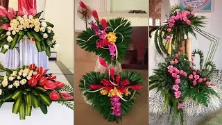 most beautiful Church flower arrangement and decoration