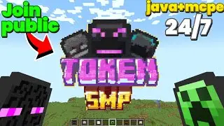 🤫How to join public TOKEN SMP Minecraft Server | 1.21+ Java/Pe | #tokensmp 
