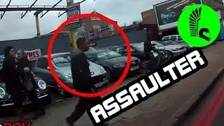 Assault (and THEFT) on a GIRL - biker stops to help