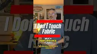 I Don't Touch Fabric