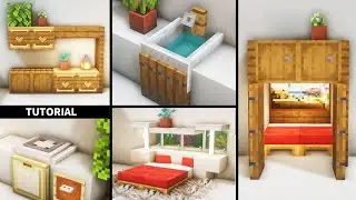 【マイクラ】シンプルな家具の作り方とアイディア12選(内装建築)