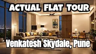3BHK Actual Flat Tour Venkatesh Skydale | Sinhgad Road | Pune