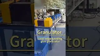 Waterless air-cooled environmentally friendly plastic granulator extrusion production line #extruder