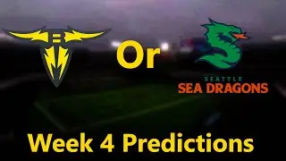 Who can ESCAPE??? | XFL Week 4 Predictions | XFL Analysis