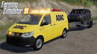 FS19 - VW Volkswagen Transporter T6 ADAC SERVICE - CAR MOD for Farming Simulator 2019 ROLEPLAY