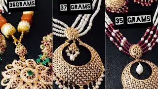 Latest Gold Kitty Set Designs With Weight | Indian Jewellery  Design 2020 |