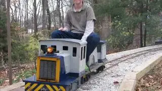 Live Steam Garden Railway Backyard GE 25 Diesel Switcher Railroad Construction Train Whiskey Creek