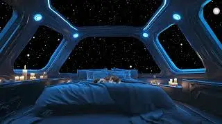 Radio Chatter From Spaceship Bridge & Alien Planet Rain. Sci-Fi Ambiance for Sleep, Study, Relaxing