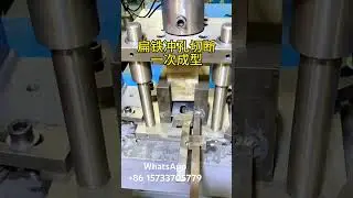 Flat iron punching and cutting machine Made in China #factory #cncmill #machine #welding