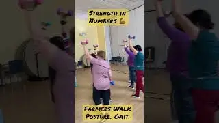Check This🚨NEW Core Workout | Farmers Walk 💪🏾 Active Aging  #shorts