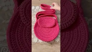 Hot Pink Circle Purse #crochetfashion #originaldesign #CraftyComplex #uniquestyle #handmade