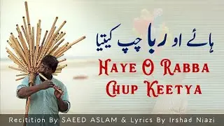 Haye O Rabba Chup Keetya By Saeed Aslam New Most Super Hit Punjabi Poetry WhatsApp Status 2022