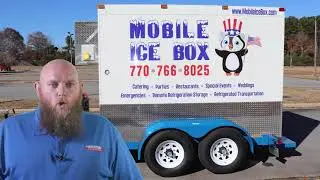 Small Refrigerated Trailer Rental - Mobile IceBox - 5'x10'