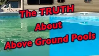 The Hard Truth About Above Ground Pool Maintenance #IntexPool #PoolMaintenance #Algae