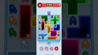 Drop away level 43 gameplay walkthrough solution.