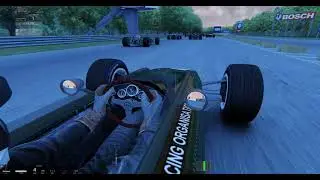Assetto Corsa RHK Behind the Wheel of the BRM P83 Monza 1966 Full Course 1 Lap Race 4K.(C)